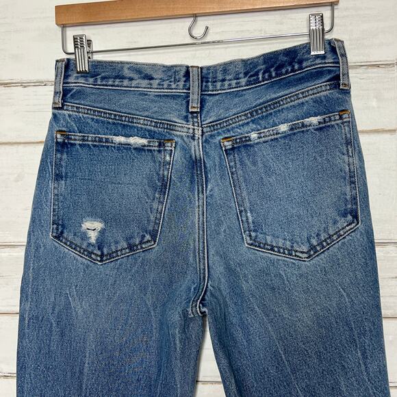 Abercrombie & Fitch Mom Jean Distressed Denim Size 28 - Picture 9 of 10